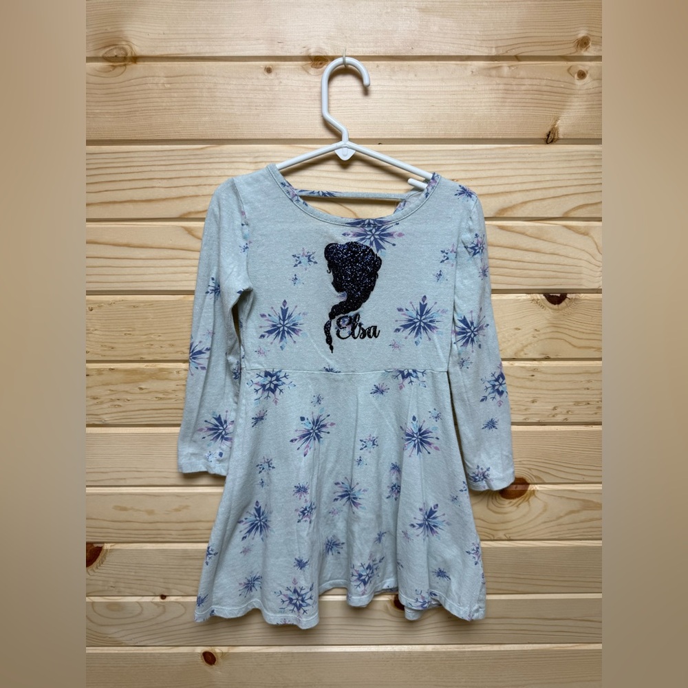 Disney Floral Blue and Purple Dress